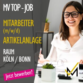 Wir suchen eine*n Mitarbeiter Datenanlage im Raum Köln / Bonn