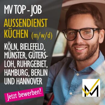 Jobangebot Aussendienst (m/w/d) in Hamburg, Ruhrgebiet, Hannover, Berlin, Köln in der Küchenbranche