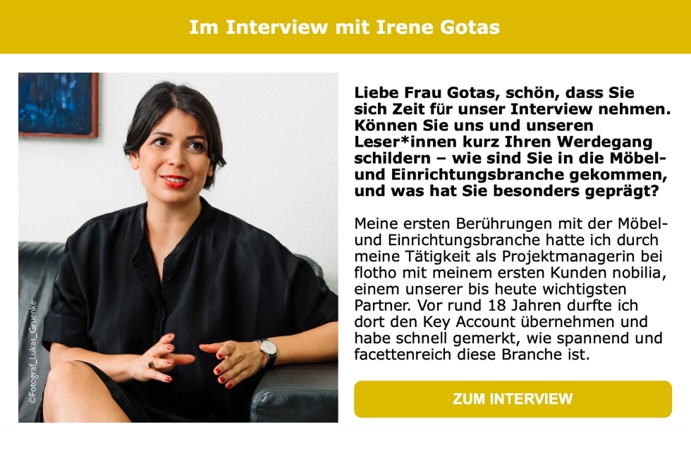 MV im Interview mit Irene Gotas.
